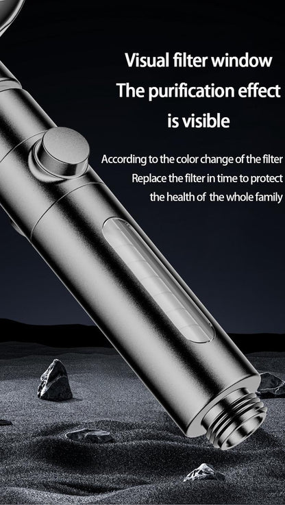 6-Function High-Pressure Shower Head